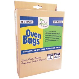 The Green Scissor Oven Bags - 25-Count - 16 x 17.5-in - For 2 Gal Containers