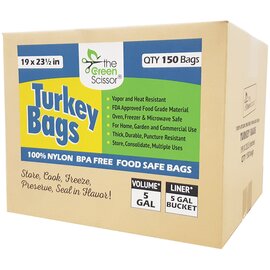 The Green Scissor Turkey Bags - 150-Count - 19 x 23.5-in - For 2 Gal Containers