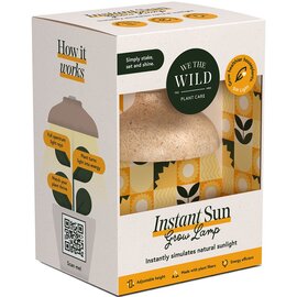 We the Wild Instant LED Sun Grow Lamp - Recycled Bamboo