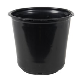 Landmark Plastic Maxi-Grow Round Nursery Pot - 4 x 3.49-in - Black - Case of 75