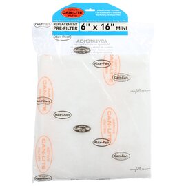 Can-Filter Can-Lite Replacement Pre-Filter Mini - 6 x 16-in