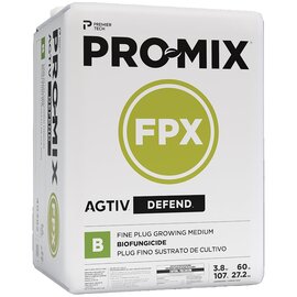 Premier PRO-MIX FPX AGTIV DEFEND Fine Plug Growing Medium - 3.8 cu ft - Compressed Bale