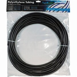 HydroLogic Poly Tubing - 50-ft Roll - 3/8-in OD - Black