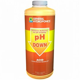 General Hydroponics pH Down Liquid - Phosphoric Acid Formula - 32 Oz