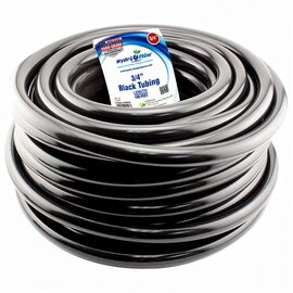 Hydro Flow Premium Vinyl Tubing - 100-ft Roll - 3/4-in ID - Black