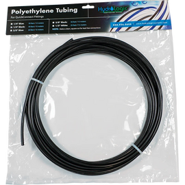 HydroLogic Poly Tubing - 50-ft Roll - 1/4-in OD - Black