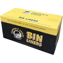 Trapper's Choice Bin Liners, 54” x 36” (2 mil) roll of 100