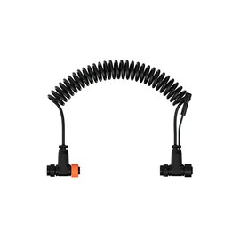 ThinkGrow 4ft AWG#18 Daisy Chain Coiled Cord with T Splitter for Lifter System (TDC-5)