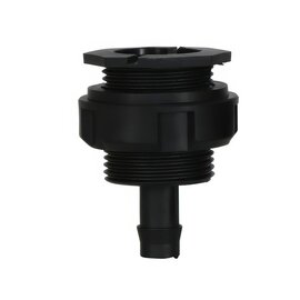Botanicare Ebb & Flow Barbed Fitting - 1/2-in Outlet - 3/4-in NPT - Black