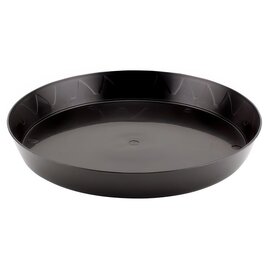 Gro Pro Heavy-Duty Plastic Saucer - 10-in - Black