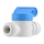 John Guest Quick Connect Inline Shut-Off Valve - 3/8in QC