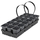 Landmark TSS Series Packs (7.5in x 20in) | TSS306 - 18 Cells - Cell: 2.30in W x 3.10in L x 3.34in D - Tray: 7.5in W x 20in L x 3.34in D - Black