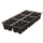 T.O. Plastics Standard Deep Insert | STI-606-DP - Black - Sold by 100 Per Case - 63 Cases per Pallet - 2.25in L X 2in W X 3.25in H - 1.3qt (1.23L) Per Pack - Thermoformed