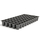 Landmark Burned Drainage Plug Sheet | X-50PS - 5 x 10 Configuration - 50 Cells - Round Circle with Ridge Bottom Cell Shape - 10.42in x 20.85in Tray - 2.38in Top Cell Diam - 2in Depth - Gray