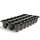 Landmark Seedling Trays | X-21STPP - 3 x 7 Configuration - 21 Cells - Rose Pot Shape with Channels - 21.23in L x 10.80in W x 4in D - 2.88in Top Cell Diam - Gray