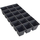 The HC Companies Standard Perennial Sheet of Pots | DPS1801 - 21in L x 10.5in W x 3.5in H - Black