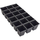 The HC Companies True Perennial Sheet of Pots | TPS1801 - 20in L x 10in W x 3.5in H - Black