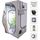 Hort2O Grow Tent Kit | 100w LED Grow Light - 3ft x 3ft x 5ft 11in - Includes : Digital Hygro-Thermometer, 4in Inline Fan and Carbon Filter, Mechanical Timer, and Smart Plug