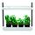 SunBlaster LED Grow Light Garden Micro | White - Includes : 12in 6400K LED Strip Light, Power Cord, Raised Platform, Wicking Mat, & Heavy-Duty Reusable Trays
