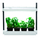 SunBlaster LED Grow Light Garden Micro | White - Includes : 12in 6400K LED Strip Light, Power Cord, Raised Platform, Wicking Mat, & Heavy-Duty Reusable Trays