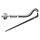 Netafim Dripper Angle Barbed Stake Assembly | 0.5gph - White - 24in L - Pressure Compensating - CNL