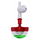 Netafim SpinNet Sprinkler Head Assembly & Check Valve | 18.4gph - Red with Green Spinner