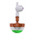 Netafim SpinNet Sprinkler Head Assembly & Check Valve | 23.4gph - Brown with Green Spinner