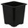 Gro Pro Premium Nursery Pot - 9in x 9in x 10.5in - Square - Black - Reusable