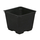 Gro Pro Blow Molded Plastic Pot - 4in - Square - Black