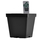 Belden Plastics Maxi Square Plastic Pot | 3.5in - Black