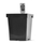Belden Plastics Jumbo Junior Square Plastic Pot | 4.5in - Square - Black - 4.125in