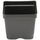 Landmark Thermoformed Square Pot | X-4.5P - 4.19in L x 4.19in W x 3.63in H - Gray