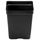 Landmark Thermoformed Square Pot - Deep | X-4.5PD - 4.19in L x 4.19in W x 4.88in H - Black