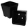 T.O. Plastics Deep Pot | Square - 3.5in - Black - 3.52in D x 3.5in H - 1.08pt - 31.43cu in - Thermoformed