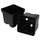 T.O. Plastics Traditional Pot | Square - 4.5in - Black - 4.2in D x 3.62in H - 1.72pt (49.73cu in) - Thermoformed