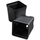 T.O. Plastics Deep Pot | Square - 4.5in - Black - 4.2in D x 4.91in H - 1.13qt - 65.42cu in - Thermoformed