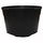 Nursery Supplies Classic Blow-Molded Pot | 45gal Trade - Round - Black - 45.28gal Capacity - 30in D X 20 1/8in H