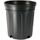 Nursery Supplies Classic Custom Blow-Molded Pot | Trade #1 - Black - Round - 6.375in D x 7.25in H - .73gal (2.78L)