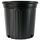 Nursery Supplies Classic Custom Blow-Molded Pot | Trade #2 - Black - Round - 9in D x 8.5in H - 1.5gal (5.68L)