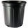 Nursery Supplies Blow-Molded Custom Trade Pot | Trade #5 - Black - Round - 11.875in D x 10.125in H - 3.58gal (13.55L) - (Case of 47)