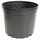 Nursery Supplies Blow-Molded Custom Trade Pot | Trade #7 - Black - Round - 14in D x 11.5in H - 6.08gal (23.02L)