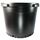 Nursery Supplies Classic Olympian Blow-Molded Pot | Trade #15 - Black - Round - 18.375in D x 15.125in H - 13.35gal (50.54L)