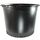 Nursery Supplies Grip-Lip Blow-Molded Pot | Trade #25 - Black - Round - 22.75in D x 18.125in H - 27.59gal