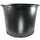 Nursery Supplies Grip-Lip Blow-Molded Pot | Trade #25 - Black - Round - 22.75in D x 18.125in H - 27.59gal