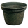 Western Pulp Round Fiber Pot | 24in - Round - 23.38gal Capacity - 24in Diam x 18in D