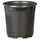 The HC Companies Co-Extruded Round Pot | 6.62in Diam x 6in H - Max Liquid Volume: 2.58qt - Black
