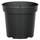 The HC Companies Geranium Thinwall Pot | 4.5in Diam x 3.81in H - Max Liquid Volume: 1.26pt - Black