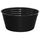 Curtis Wagner Plastics Black Heavy Gauge Deep Plant Saucer | 8in Diam x 3.5in H - Black