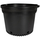HC Companies Whiteridge Squat Nursery Pot with Handle | Black - 17.75in D x 11.75in H - Max Liquid Volume: 9.72gal