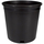 HC Companies ProCal Dillen Trade Nursery Pots | Bulk - 1gal Trade - Side Drain Ribs - Injection Molded - 6.5in x 7in - 2.9qt Capacity - Black